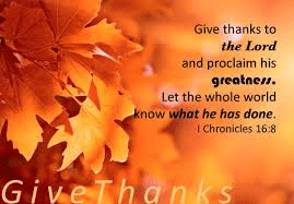 give thanks